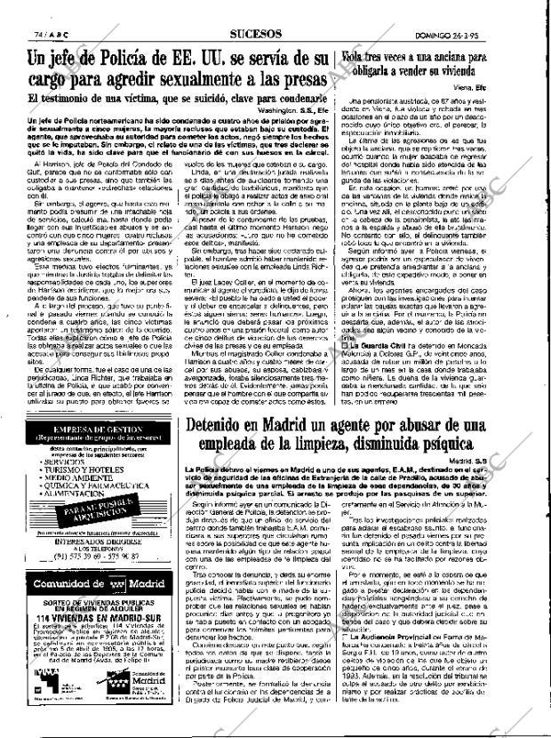 ABC MADRID 26-03-1995 página 74