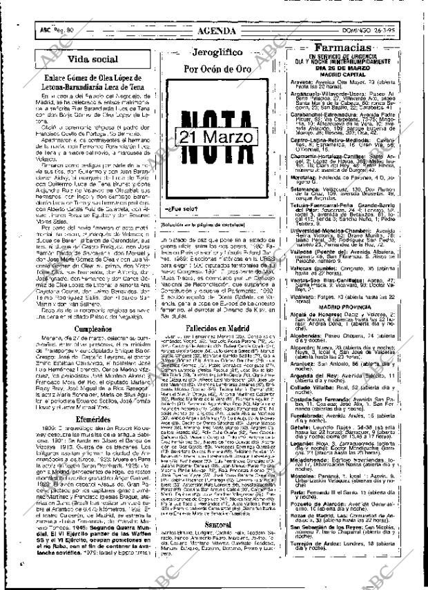ABC MADRID 26-03-1995 página 80