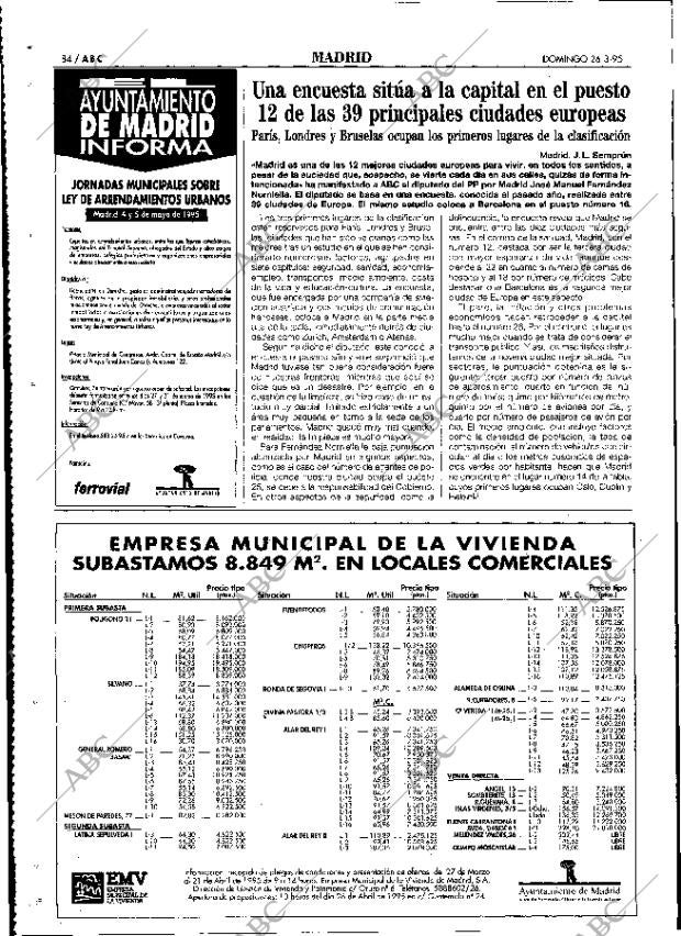 ABC MADRID 26-03-1995 página 84