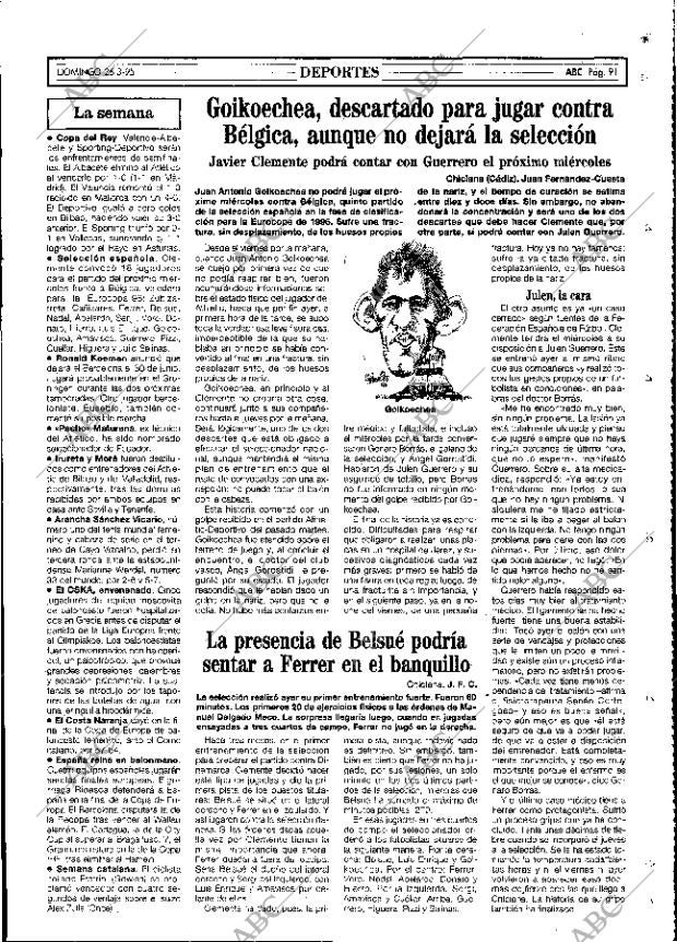 ABC MADRID 26-03-1995 página 91