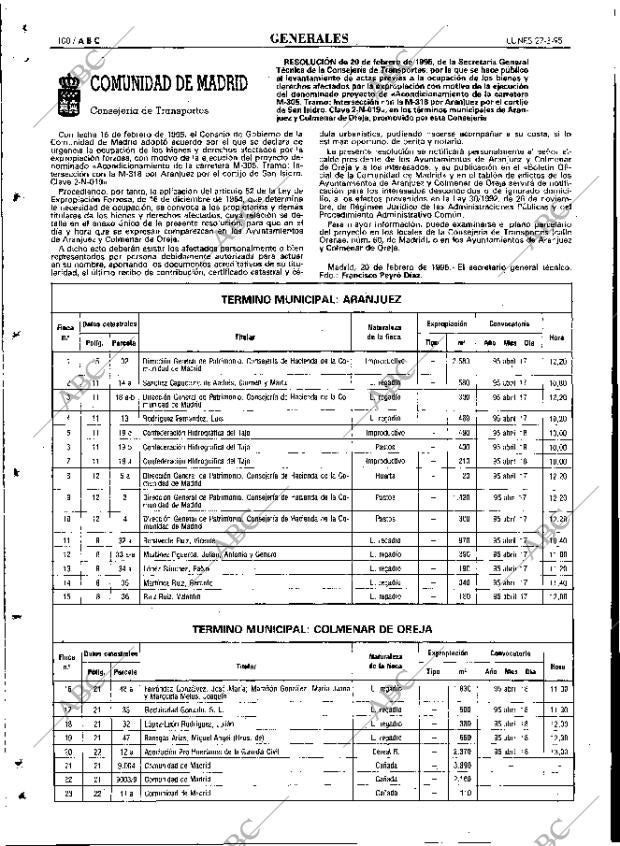 ABC MADRID 27-03-1995 página 100