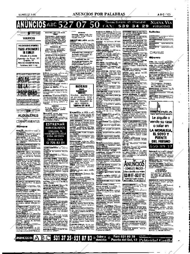 ABC MADRID 27-03-1995 página 103