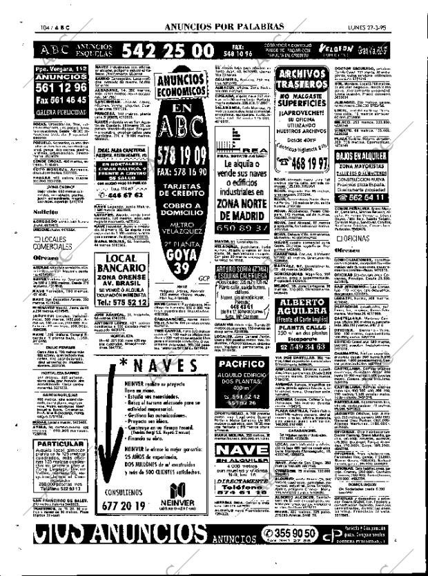 ABC MADRID 27-03-1995 página 104