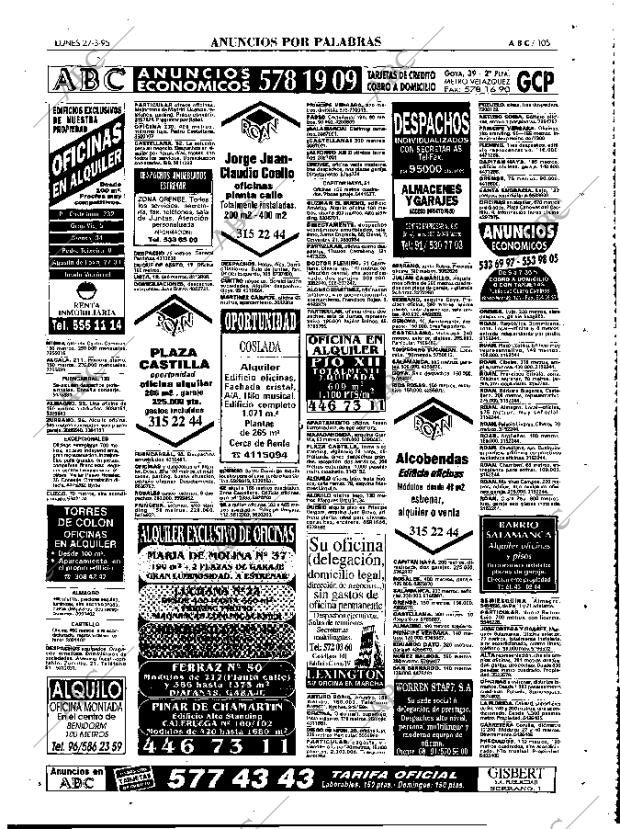 ABC MADRID 27-03-1995 página 105