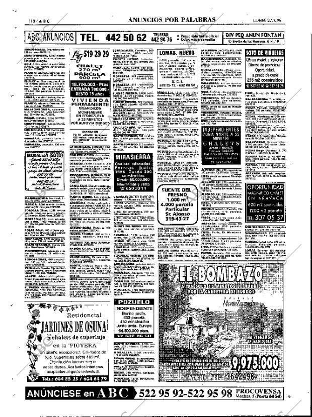 ABC MADRID 27-03-1995 página 110
