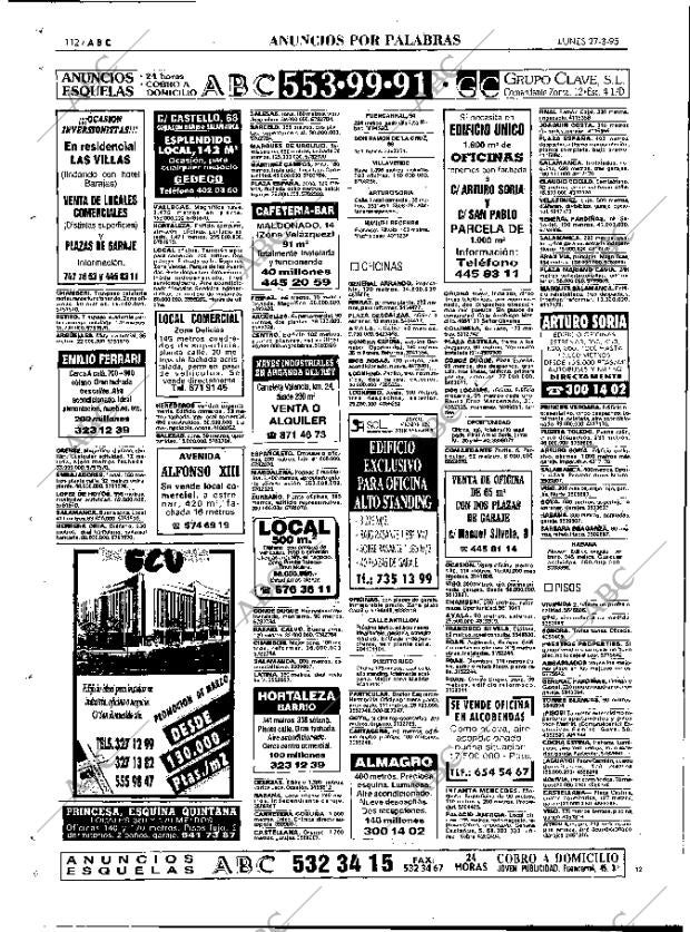 ABC MADRID 27-03-1995 página 112