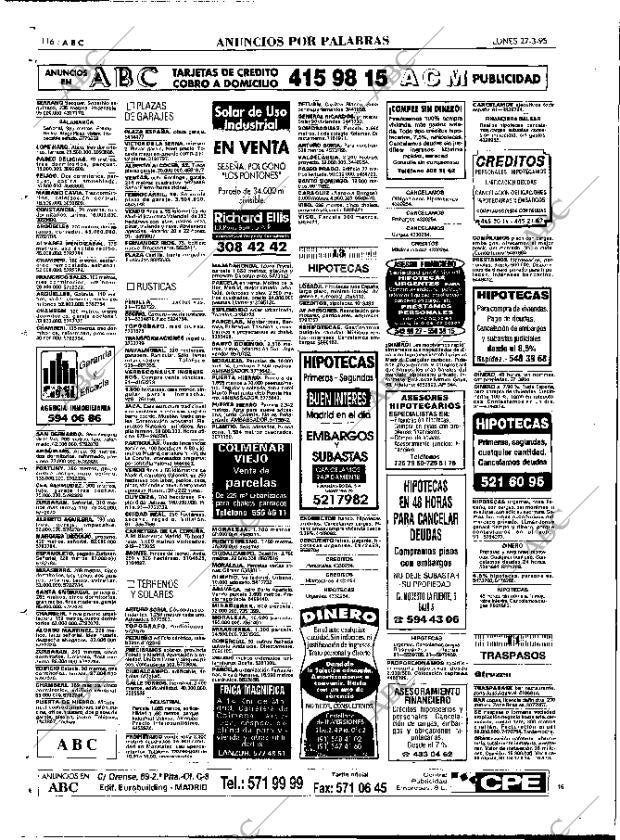 ABC MADRID 27-03-1995 página 116