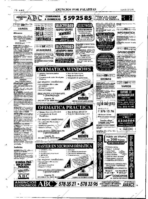 ABC MADRID 27-03-1995 página 118