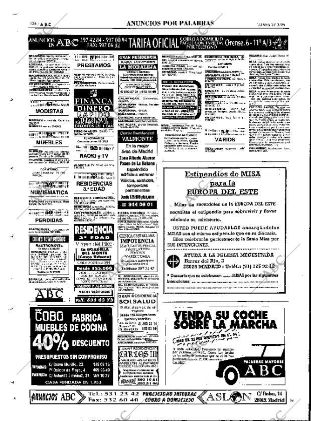 ABC MADRID 27-03-1995 página 124
