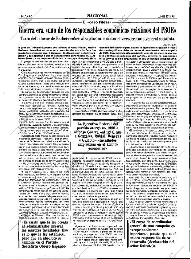 ABC MADRID 27-03-1995 página 24