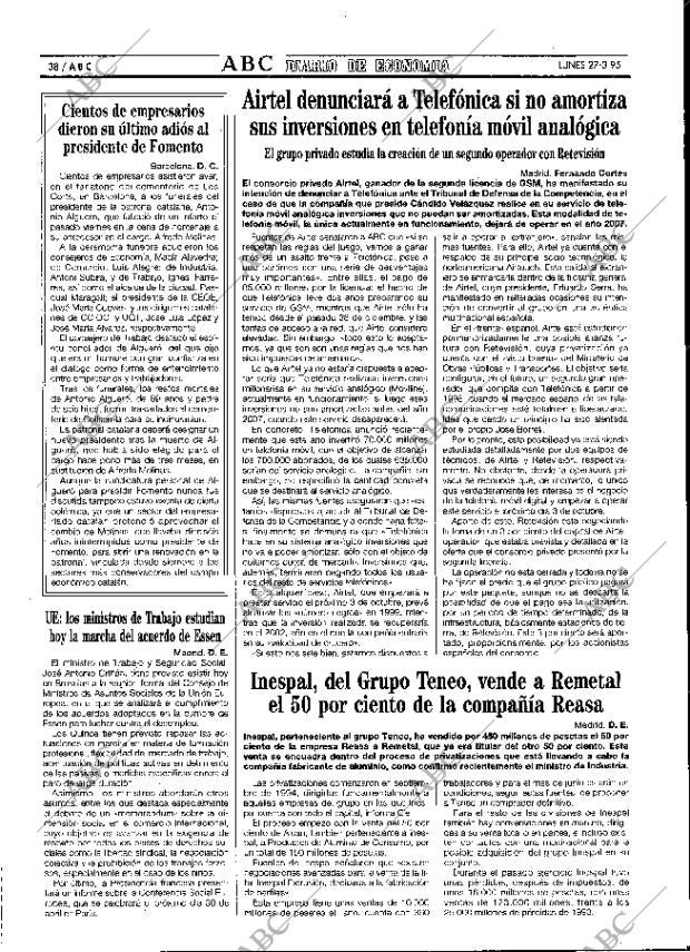 ABC MADRID 27-03-1995 página 38