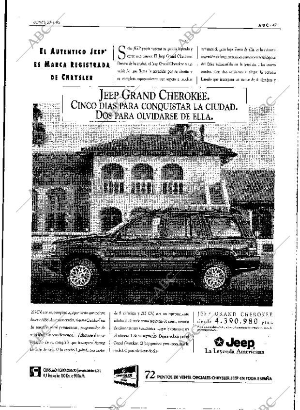 ABC MADRID 27-03-1995 página 47