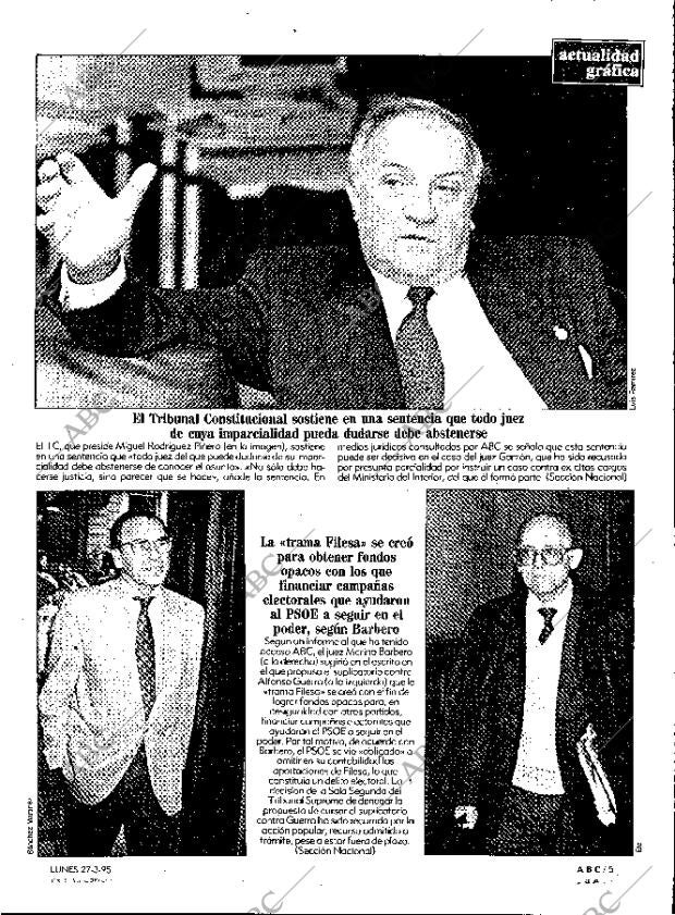 ABC MADRID 27-03-1995 página 5