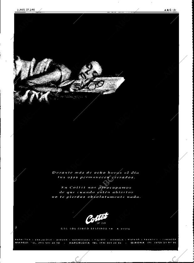 ABC MADRID 27-03-1995 página 61