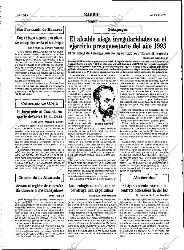 ABC MADRID 27-03-1995 página 68