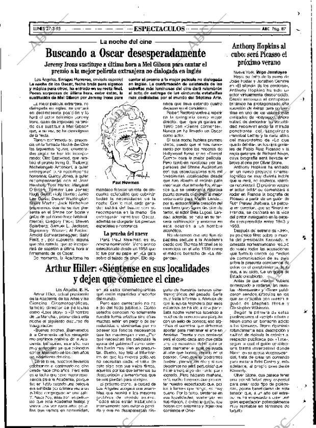 ABC MADRID 27-03-1995 página 87