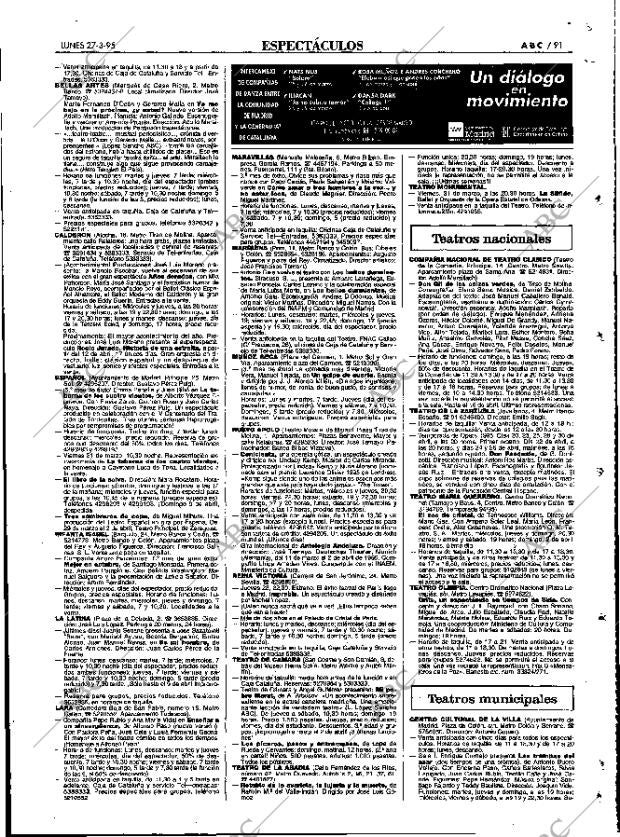 ABC MADRID 27-03-1995 página 91