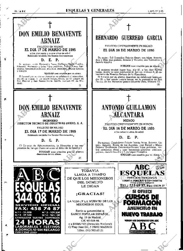 ABC MADRID 27-03-1995 página 96