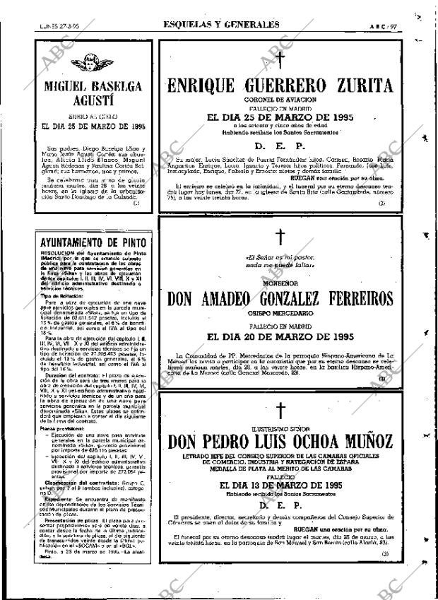 ABC MADRID 27-03-1995 página 97