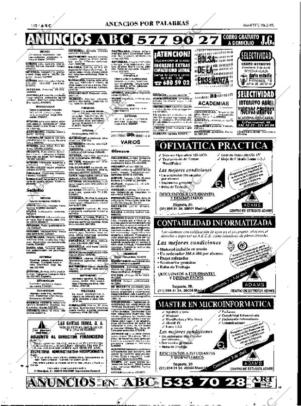 ABC MADRID 28-03-1995 página 110