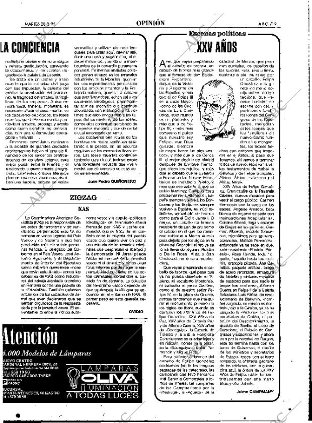 ABC MADRID 28-03-1995 página 19