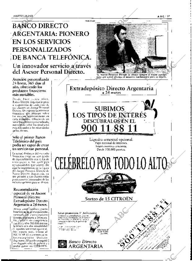ABC MADRID 28-03-1995 página 27