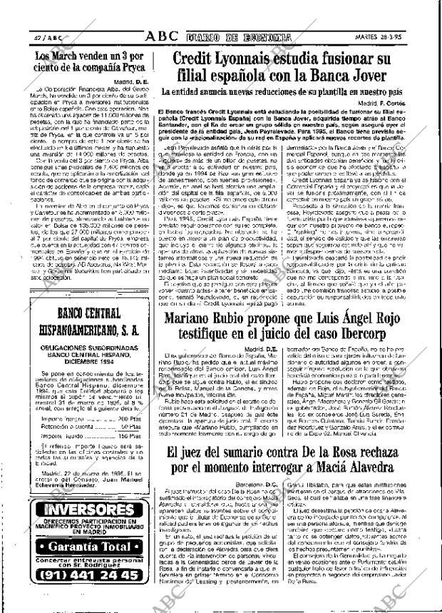 ABC MADRID 28-03-1995 página 42
