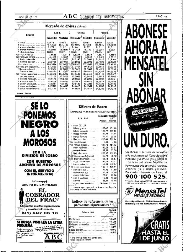 ABC MADRID 28-03-1995 página 43