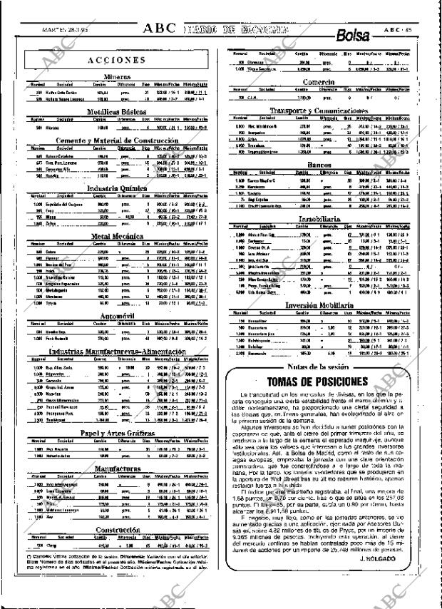 ABC MADRID 28-03-1995 página 45