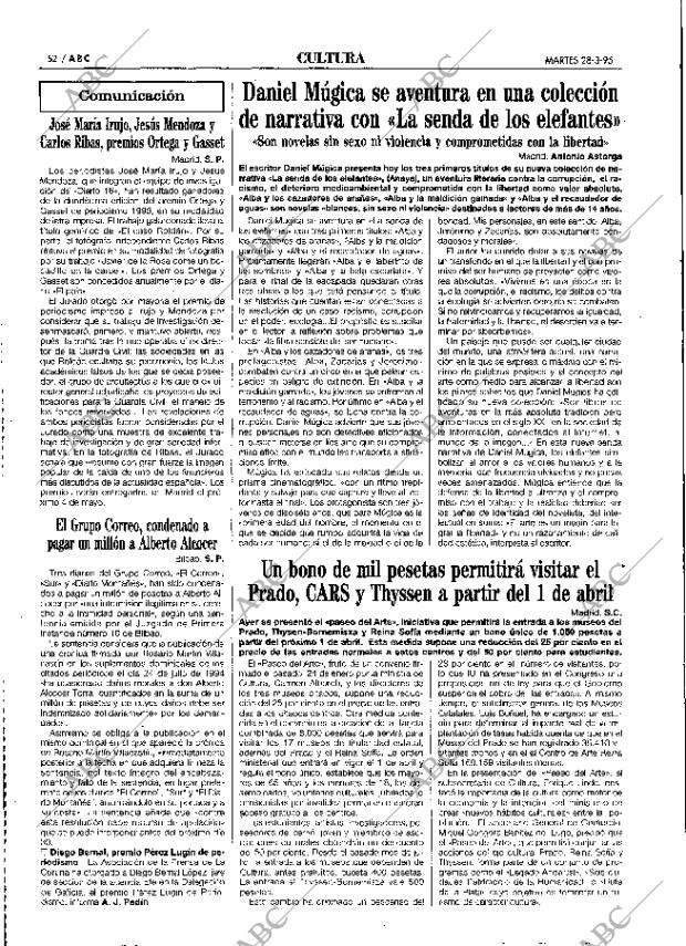 ABC MADRID 28-03-1995 página 52