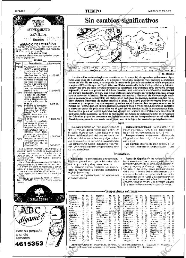 ABC SEVILLA 29-03-1995 página 40