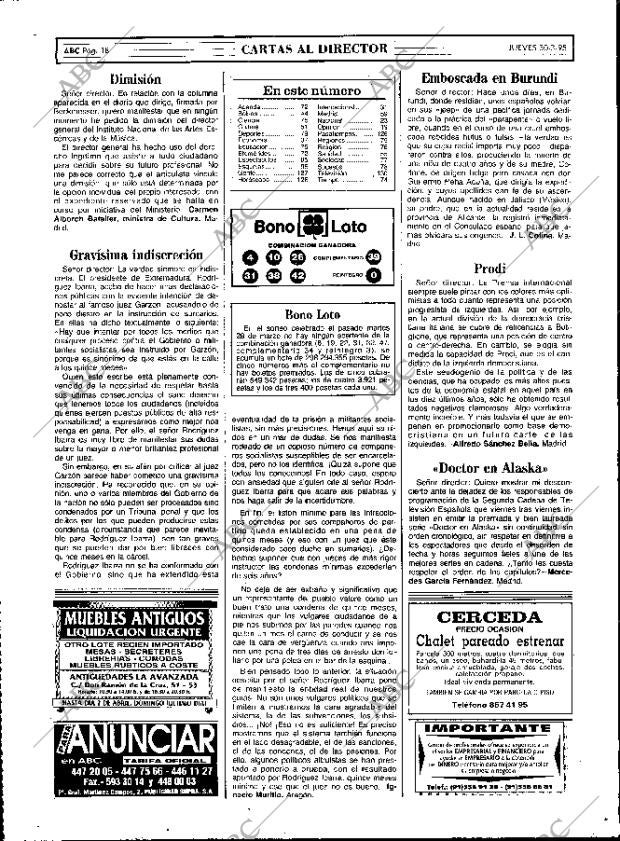 ABC MADRID 30-03-1995 página 18