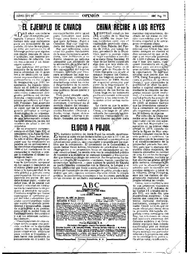 ABC MADRID 30-03-1995 página 19