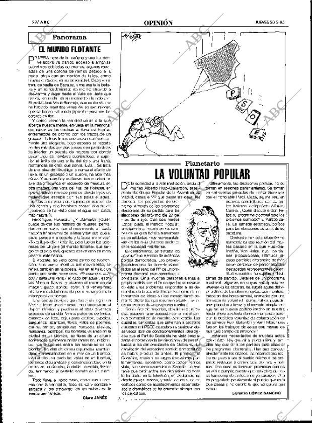 ABC MADRID 30-03-1995 página 22