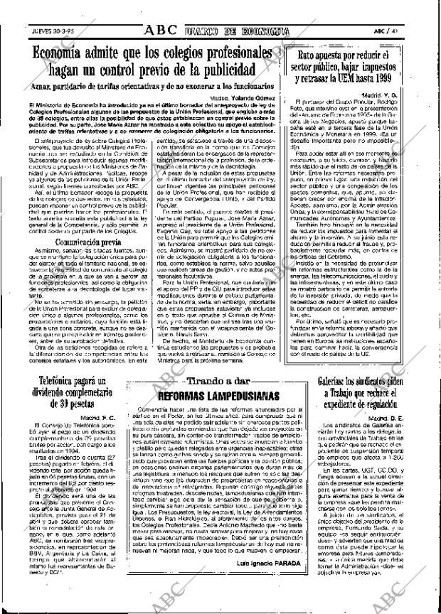 ABC MADRID 30-03-1995 página 41