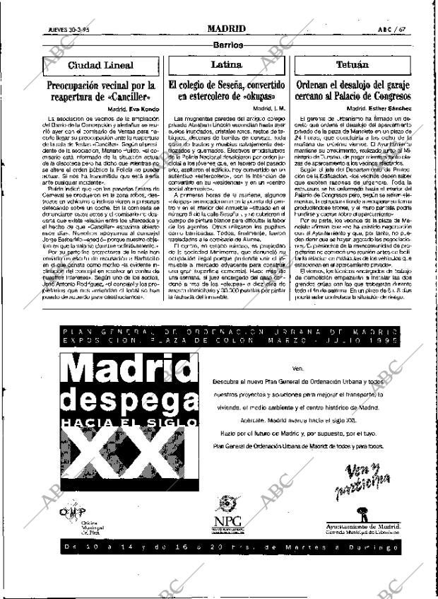 ABC MADRID 30-03-1995 página 67