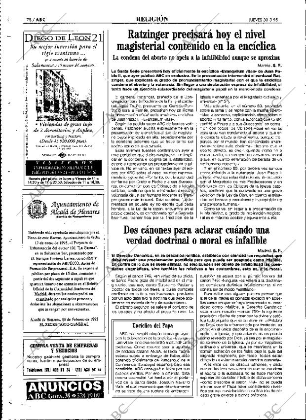 ABC MADRID 30-03-1995 página 78