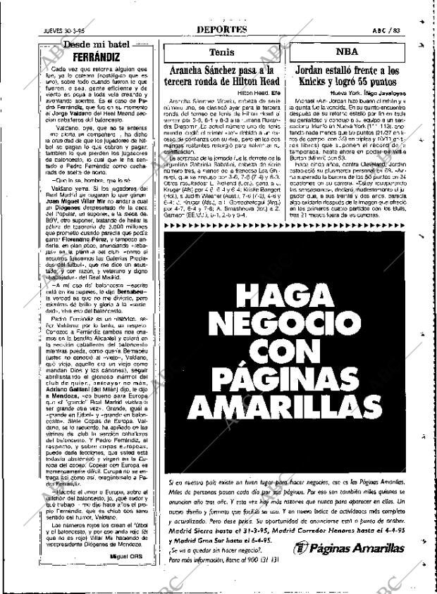 ABC MADRID 30-03-1995 página 83