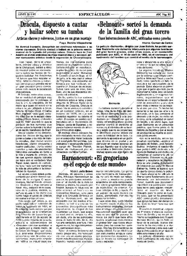 ABC MADRID 30-03-1995 página 85