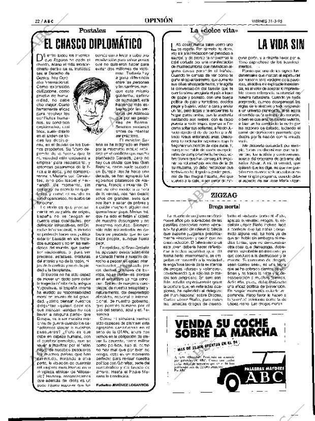 ABC MADRID 31-03-1995 página 22