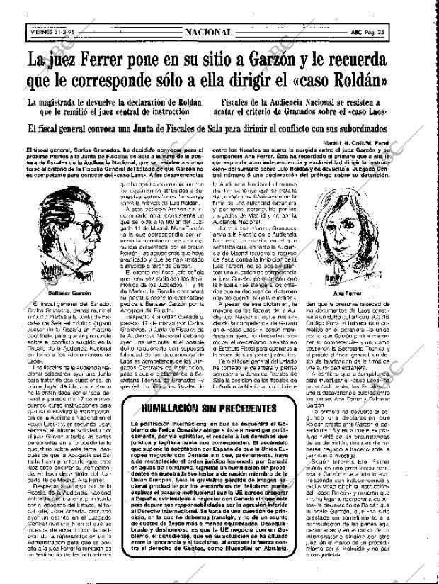 ABC MADRID 31-03-1995 página 25