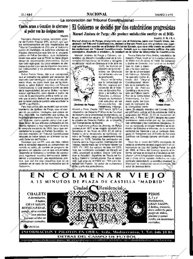 ABC MADRID 01-04-1995 página 22