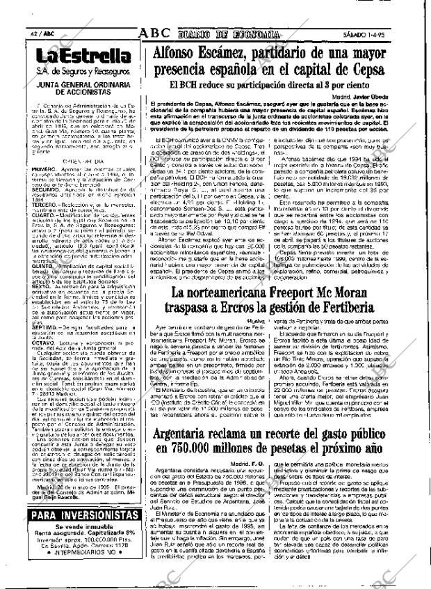 ABC MADRID 01-04-1995 página 42