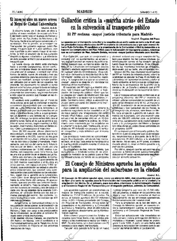 ABC MADRID 01-04-1995 página 72