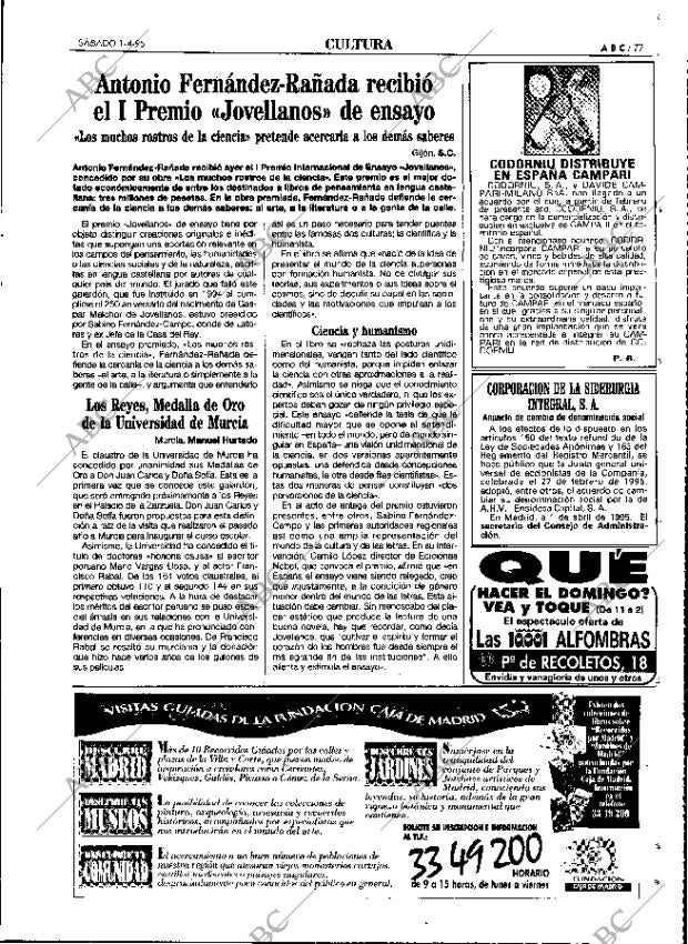ABC MADRID 01-04-1995 página 77