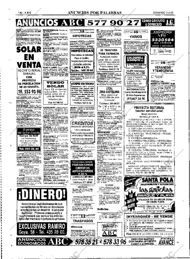 ABC MADRID 02-04-1995 página 140