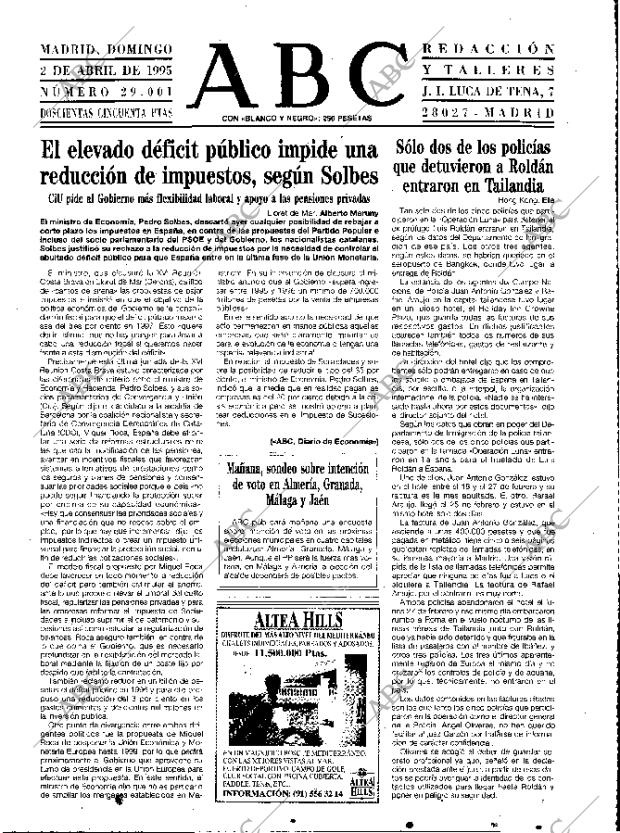 ABC MADRID 02-04-1995 página 23