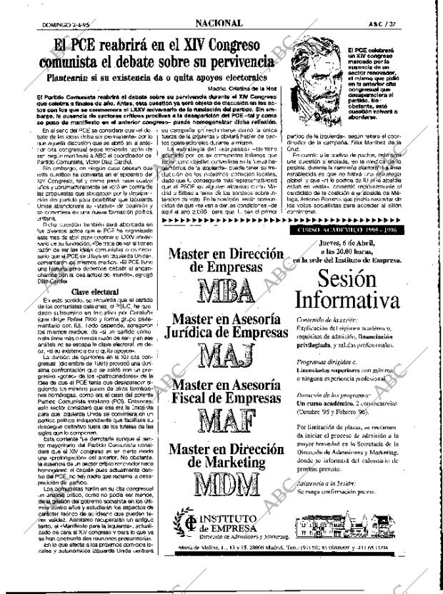 ABC MADRID 02-04-1995 página 37