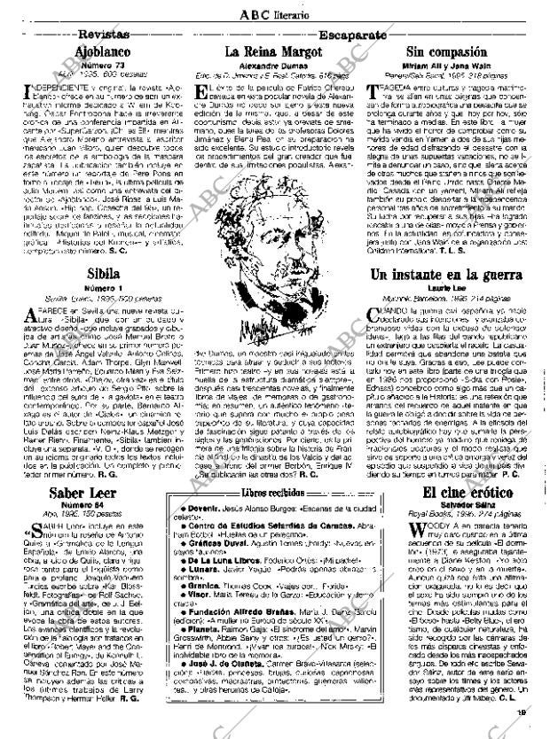 CULTURAL MADRID 07-04-1995 página 19