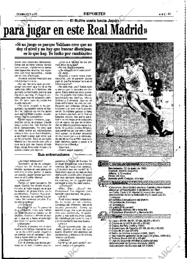 ABC MADRID 09-04-1995 página 85